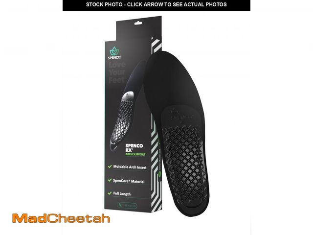Lot 74-11556921 - Spenco Rx Arch Support - Lightweight, Orthotic Shoe Inserts with 4-Way Stretch Fabric &amp; SpenCore...
