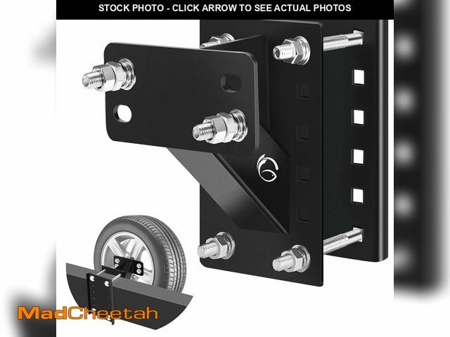 Lot 74-12972370 - GADFISH Spare Tire Carrier,Spare Tire Mount Boat Trailer Carrier Bracket,Heavy Duty Lock Holder,Fits...