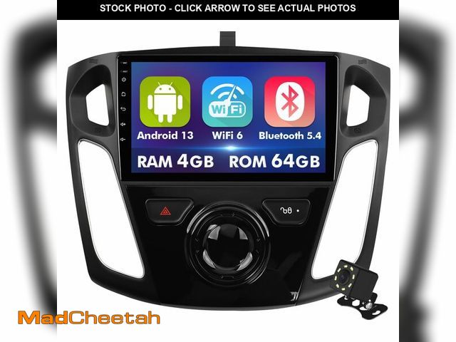 Lot 74-13711679 - 9 Inch IPS Touchscreen Android 14 Car Stereo for Ford Focus 2012-2018 with Wireless CarPlay &amp; An...