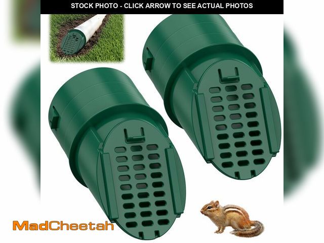 Lot 74-12708210 - 2 Pack 4" Slope Drainage Grate Cover, Rain Diverter, Drainage Grate Yard Drain, Drain Emitter for Su...