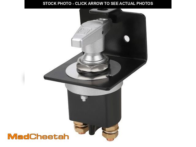 Lot 74-14205581 - 500A High Current 12V-36V Battery Cut Off Switch with Lock-Out Plate, Replace 20247, Waterproof Mast...