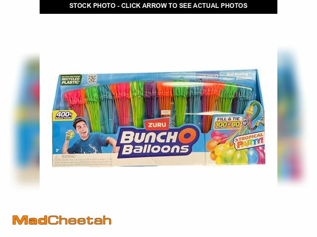 Lot 74-12885023 - ZURU Bunch O Balloons 400+ Rapid-Fill Self-Tying Recyclable Water Balloons - UNUSED