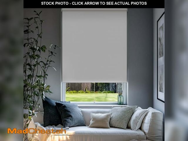 Lot 74-12686174 - Chicology Blackout Roller Shades | Cordless Room Darkening Window Blinds |42"W X 72"H| Privacy Shade...