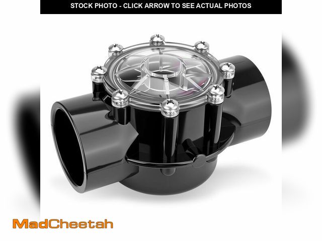 Lot 74-12710503 - Check Valve 2 Inch to 2.5 Inch 180 Degree Replacement for Jandy 7305, Straight Through Flow 2 Port S...