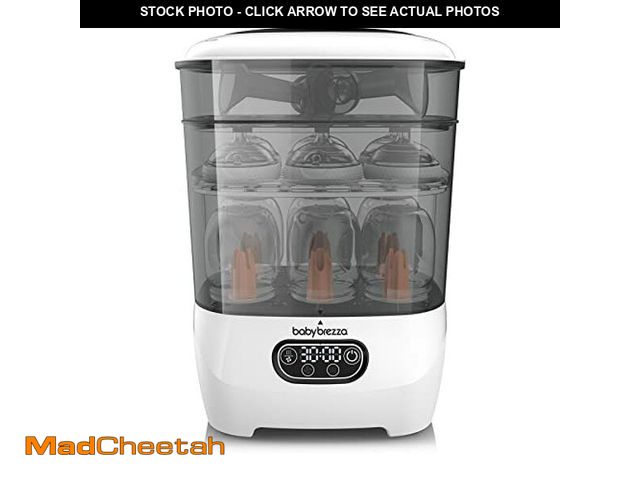 Lot 74-12632794 - Baby Brezza Bottle Sterilizer and Dryer Advanced - 33% Faster - Largest Capacity Steam Sanitizer - U...