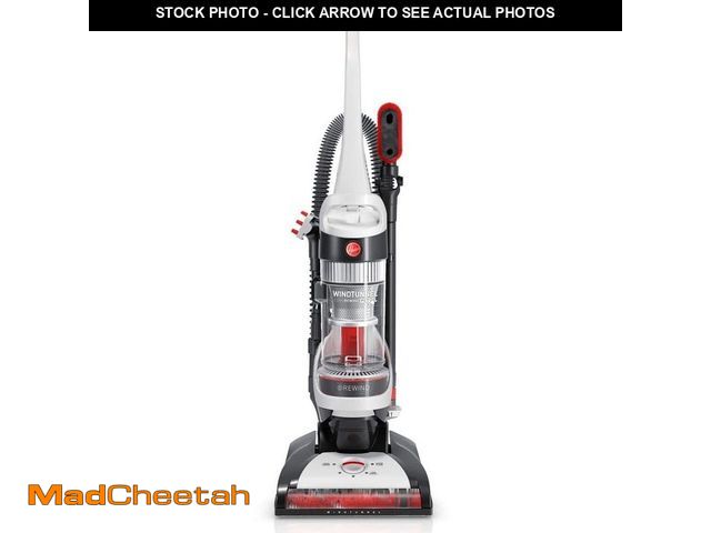 Lot 74-13069919 - *DIRTY* HOOVER WindTunnel Bagless Pet Upright Vacuum Cleaner with Automatic Cord Rewind For Carpet, ...