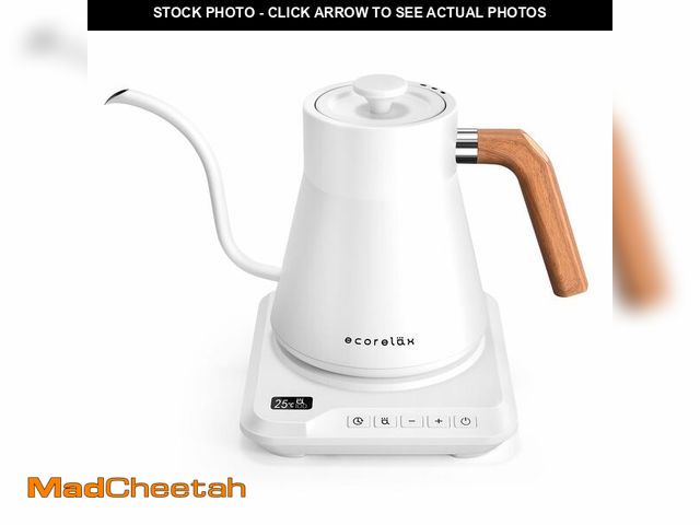 Lot 74-12700230 - ECORELAX Gooseneck Electric Kettle, ÃÂ±1Ã¢ââ° Temperature Control Pour Over Kettle for Coffee, T...