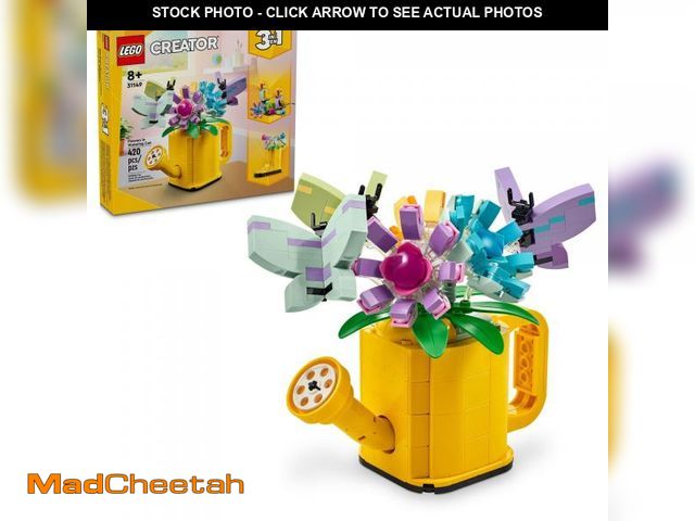 Lot 74-11552668 - LEGO Creator 3 in 1 Flowers in Watering Can Building Toy Set - Fun, Creative Activity for Kids, Girl...