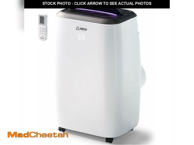 Lot 74-12205165 - Portable Air Conditioners 10000 BTU AIRO COMFORT, AC Unit Floor Standing with Remote Control &amp; D...