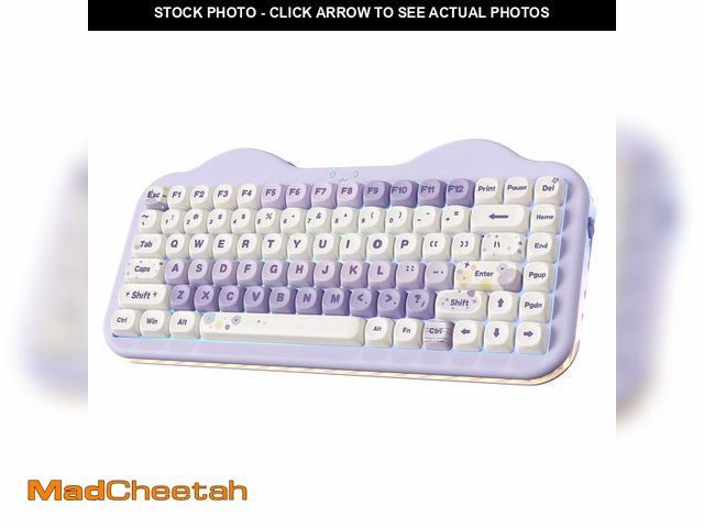 Lot 74-13967491 - YUNZII C75 Wireless Mechanical Keyboard,75% Layout, Hot-Swappable NKRO,BT5.0/2.4G/USB-C Mode,Dye-Sub...