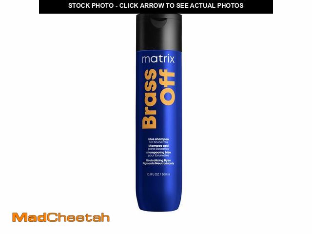 Lot 74-12703364 - Matrix Brass Off Blue Shampoo | Refreshes, Tones &amp; Neutralizes Brassy Tones | Color Depositing S...