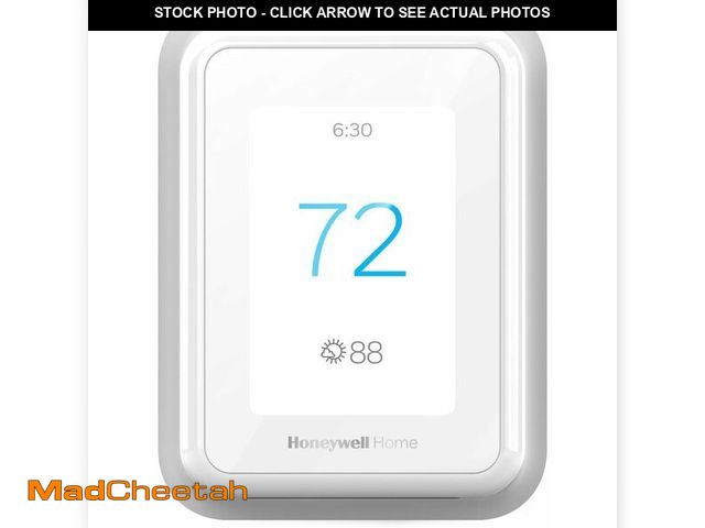 Lot 74-14591208 - Honeywell Home T9 WiFi Smart Thermostat, Smart Room Sensor Ready, Touchscreen Display, Alexa and Goo...