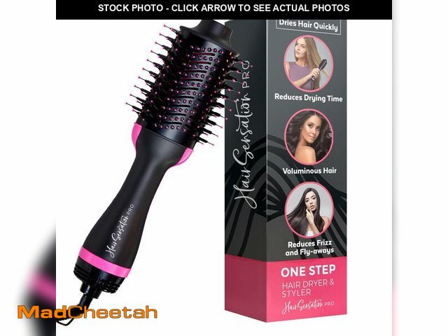Lot 74-12701366 - Hair Sensation Pro Blow Dryer Brush, 4 in 1 Styling Tools with ION Generator and Ceramic Coating for...