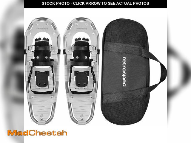 Lot 74-13382517 - Retrospec Drifter Snowshoes for Women &amp; Men - Lightweight Aluminum Frame Snow Shoes with Double ...