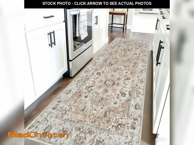 Lot 74-13550110 - Washable Hallway Runner Rug 2x6: Non Slip Runner Rugs with Rubber Backing Soft Kitchen Rug Farmhouse...