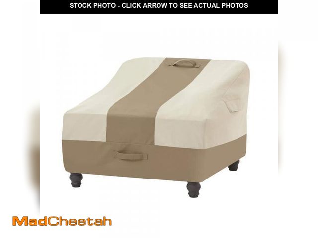 Lot 74-12492796 - Hampton Bay Outdoor Patio Deep Seating Lounge Chair Cover (2-Pack) - UNUSED
