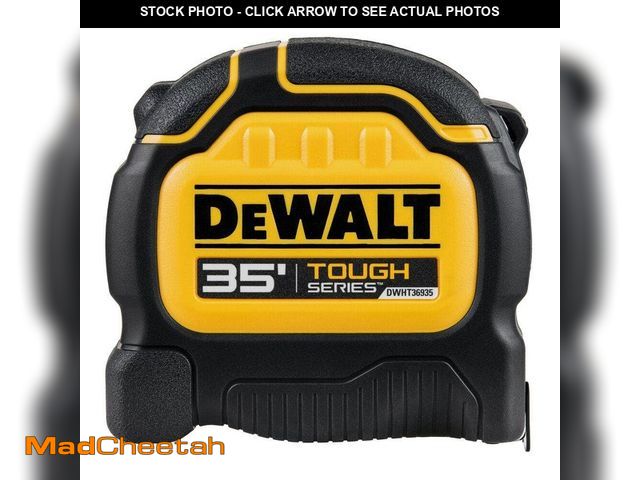 Lot 74-12835549 - *DIRTY* DEWALT Tough Tape 35 ft. x 1-1/4 in. Tape Measure *DIRTY*  - USED