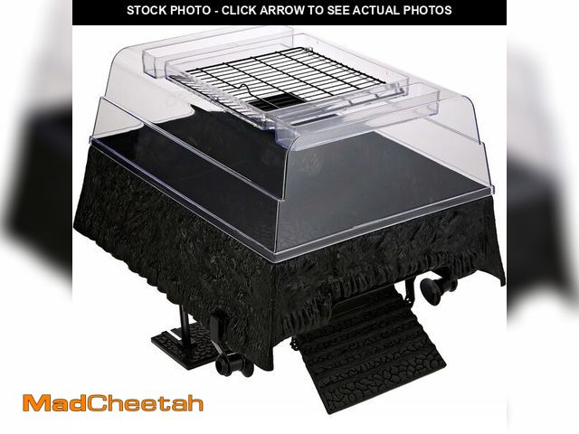 Lot 74-14349653 - PENN-PLAX Reptology Turtle Topper - Above Tank Basking Platform That Safely Mounts to Standard Size ...
