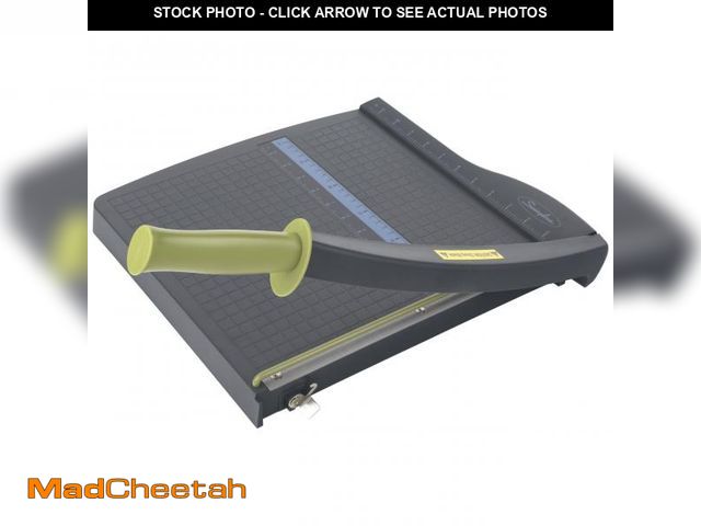 Lot 74-12442938 - Swingline Paper Cutter, Guillotine Trimmer, 12" Cut Length, 10 Sheet Capacity, ClassicCut Lite (9312...