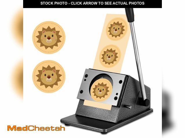 Lot 74-14205605 - 58mm Button Paper Cutter Graphics Punch Cutter for 2.28" Button Making, 70mm Circle Cutter Punch for...