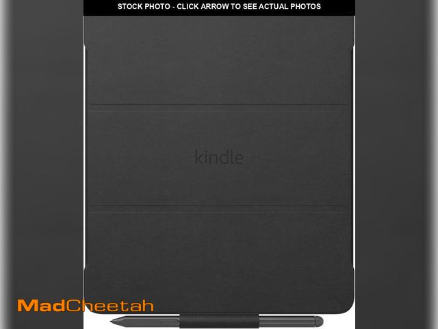 Lot 74-11908589 - New Kindle Scribe Folio Cover with Magnetic Attach, Sleek Protective Case - Premium Leather - USED