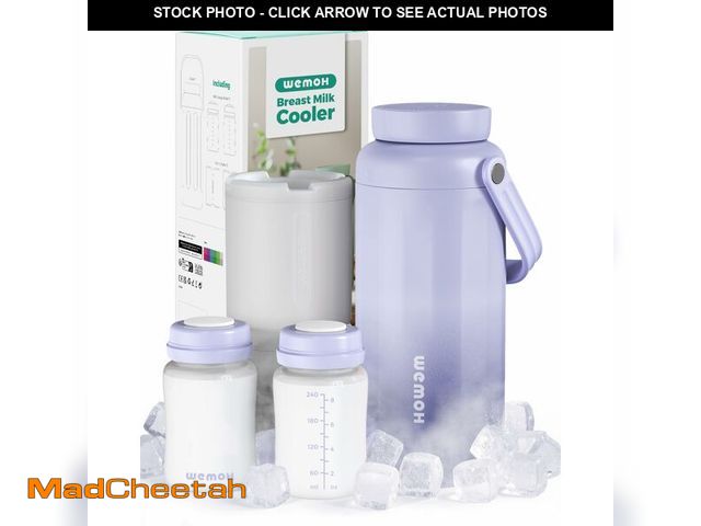 Lot 74-14215099 - WEMOH Breast Milk Cooler Bottle - 12H+ Ice-Cold/24H Safe Storage, Compatible with Spectra Pumps, TSA...