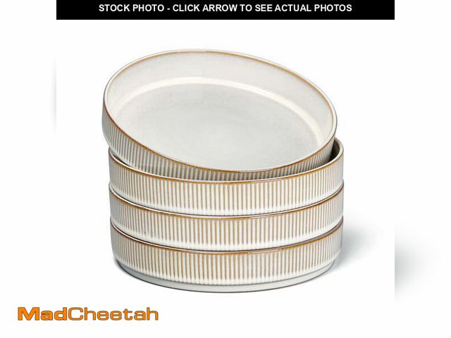 Lot 74-14588291 - Vesteel Pasta Bowls Set of 4, 32oz Large Salad Bowls for Dinner Serving Soup, Ceramic Stoneware Past...