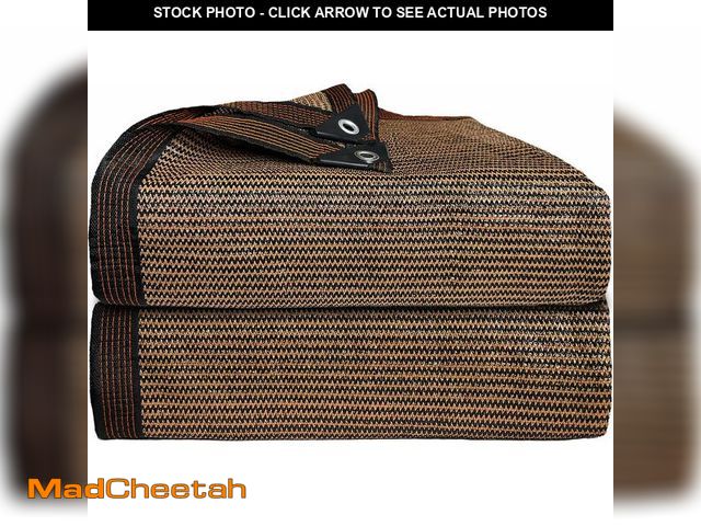 Lot 74-14267468 - Garden Shade Cloth 10x10ft UV 70% Sunblock Outdoor Sun Shade with Grommets Sun Shade Outdoor Cover P...