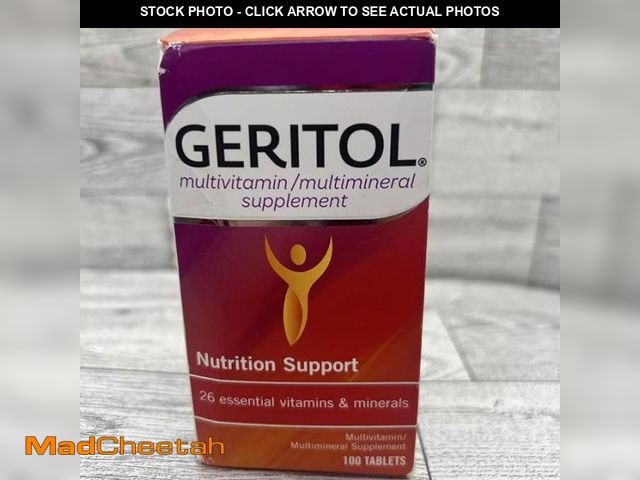 Lot 74-12356131 - Geritol Complete Tablets 100 Tablets (Pack of 8) - UNUSED