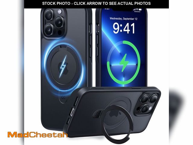 Lot 74-12710392 - CASEKOO Designed for iPhone 13 Pro Case with Magnetic Invisible Stand [Military Drop Protection] [Co...