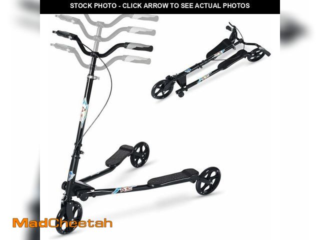 Lot 74-14368033 - AODI 3 Wheel Foldable Scooter Swing Scooter Tri Slider Kick Wiggle Scooters Push Drifting with Adjus...