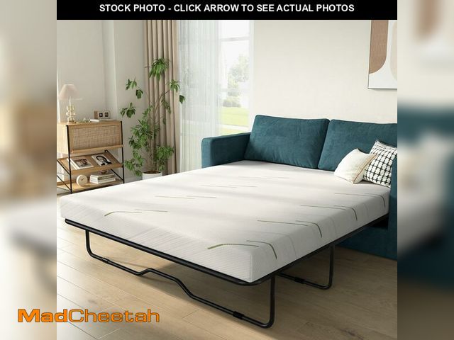 Lot 74-14610401 - Schow Life 4 Inch Full Size Sleeper Sofa Mattress for Couch,Ultra Soft Removable Cover, Replace Pull...