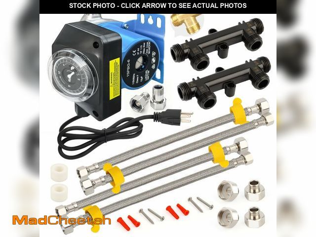 Lot 74-13524648 - Upgraded Instant Hot Water Recirculation Pump Replacement Kit for watts 0955805 and grundfos 595916 ...