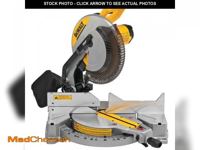 Lot 74-12516727 - DEWALT 15 Amp Corded 12 in. Single Bevel Compound Miter Saw - UNUSED