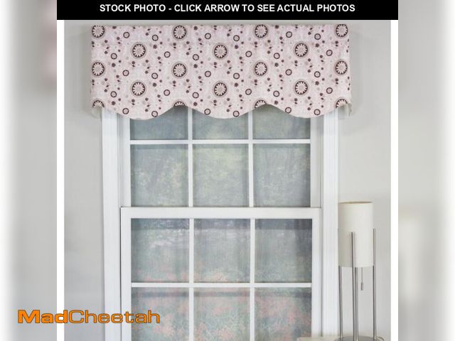Lot 74-4829497 - RLF Home Pink Wheel Provance Valance Pink QEF10515 - UNUSED