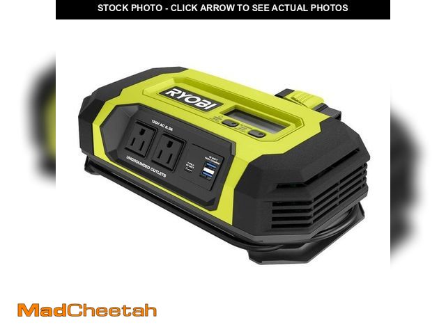 Lot 74-14468505 - RYOBI 80V 1000-Watt Inverter Power Source (Tool Only) RY80BG02B - UNUSED