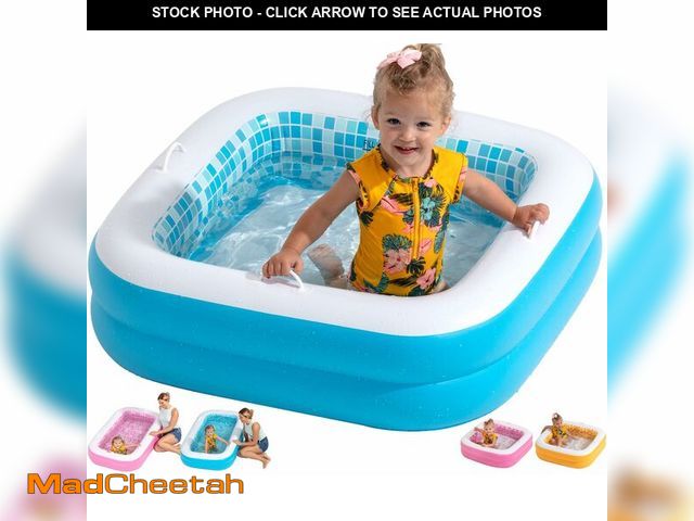 Lot 74-14205412 - 3-in-1 Inflatable Baby Pool, Bathtub &amp; Ball Pit for Toddlers 1-3, Patented Safety Secure Grip Ha...