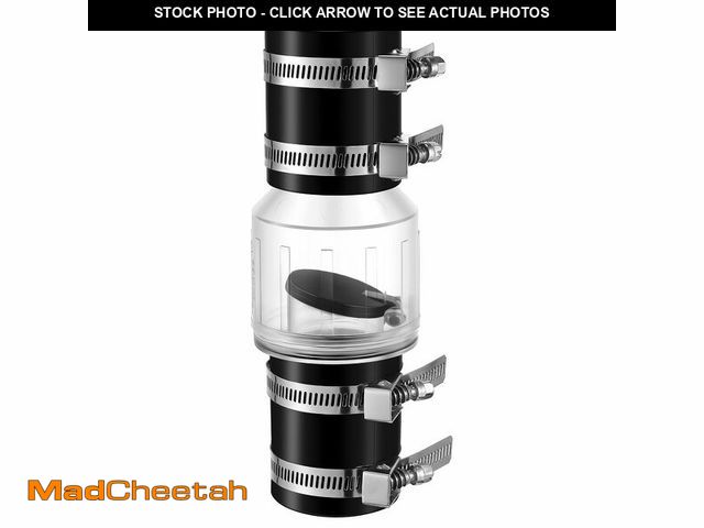 Lot 74-13713245 - Ceoighe Sump Pump Check Valve 1-1/2", Check Valves Spring Loaded Flapper for Backflow Prevention, Si...