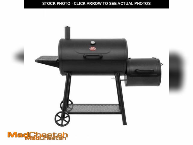 Lot 74-11805904 - Char-Griller Smokin' Champ Charcoal Grill Offset Smoker in Black with Charcoal Tray and Dual Damper ...