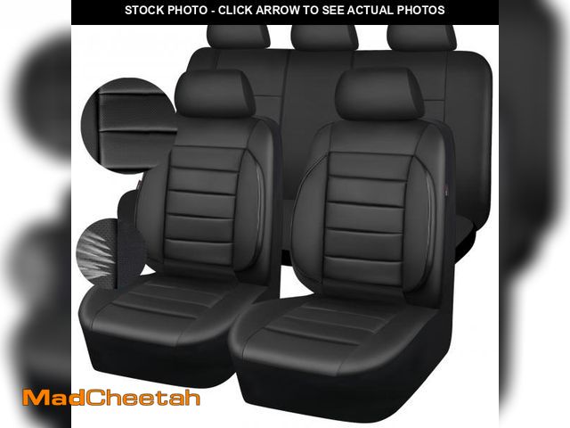 Lot 74-11547840 - CAR PASS Leather Seat Covers Full Set Universal Water Resistant 3D Foam Back Support, Luxury Comfort...