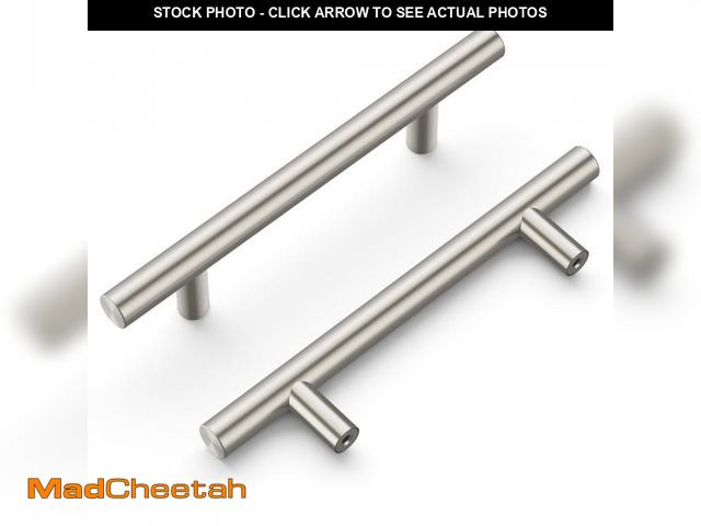 Lot 74-12437104 - Hickory Hardware Heritage 10 Pack Cabinet Bar Pulls, Handles for Kitchen Cabinet Doors, Dresser Draw...