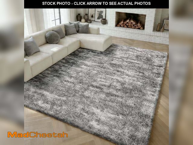 Lot 74-14309115 - Pentantan 8ft x 10ft Shag Area Rug, Soft Fluffy Rugs for Living Room Bedroom, Modern Tie-dye Home Ca...