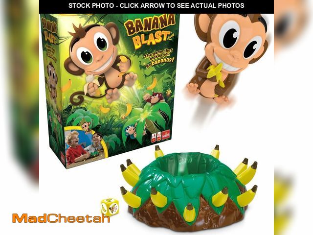 Lot 74-12709619 - Banana Blast - Pull The Bananas Until The Monkey Jumps Game by Goliath - USED