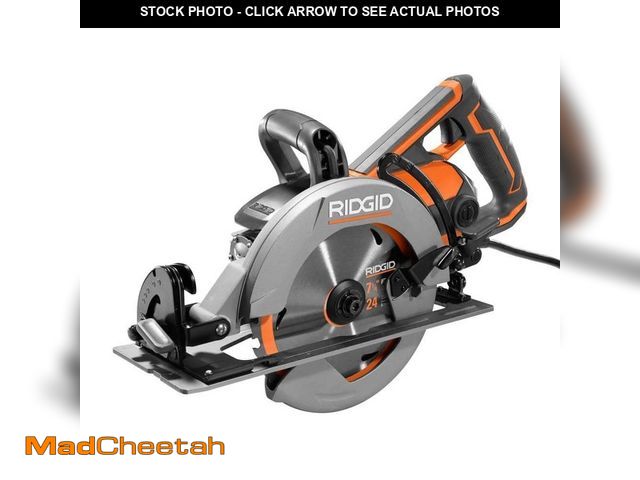 Lot 74-12989502 - RIDGID THRUCOOL 15 Amp 7-1/4 in. Worm Drive Circular Saw - UNUSED