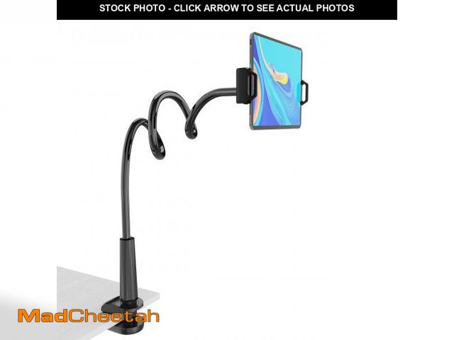 Lot 74-11557356 - Tablet Stand Holder, Mount Holder Clip with Grip Flexible Long Arm Gooseneck Compatible with ipad iP...