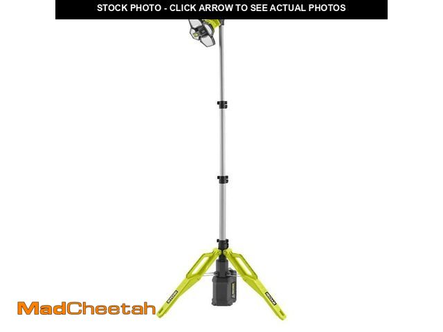 Lot 74-12794502 - RYOBI Hybrid Tri-Power Tripod Light (Tool Only) - UNUSED