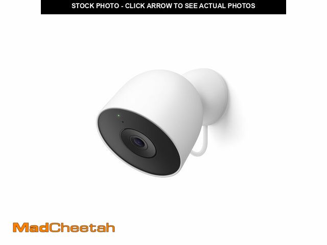 Lot 74-13543547 - Google Nest Cam Outdoor (Wired, 2nd Gen) - Security Camera with 2K Video and Gemini, Night Vision, 2...