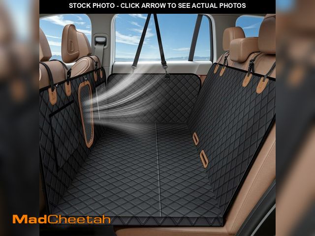 Lot 74-13957889 - A-Pce Dog Car Seat Cover for Back Seat, Hard Bottom Back Seat Extender for Dogs, Back Seat Pet Cover...