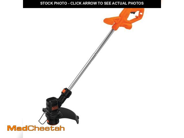 Lot 74-14343593 - BLACK+DECKER 13 in. 4.0 Amp Corded Electric Single Line 2-in-1 String Trimmer and Lawn Edger with Au...