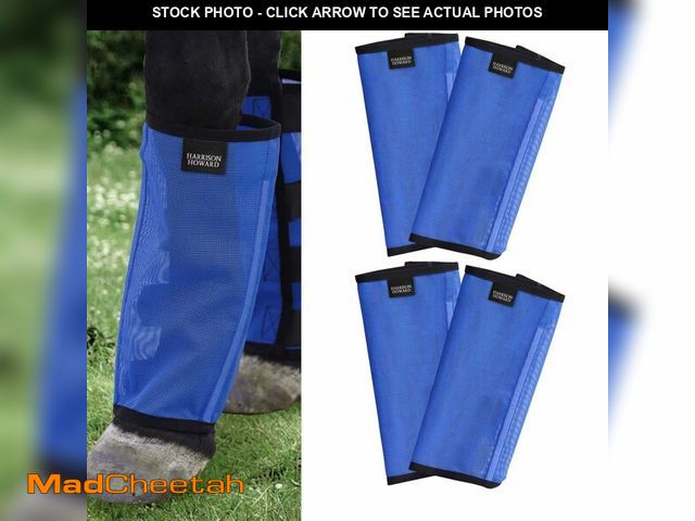 Lot 74-14209416 - Harrison Howard Loose-Fitting Horse Fly Leggings Breathable, Tear-Resistant Fine Mesh Leg Guards Sta...